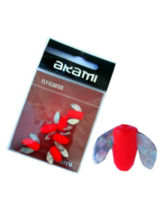 Akami Fly Floater 7x13mm Vermelho Fluo 6pcs